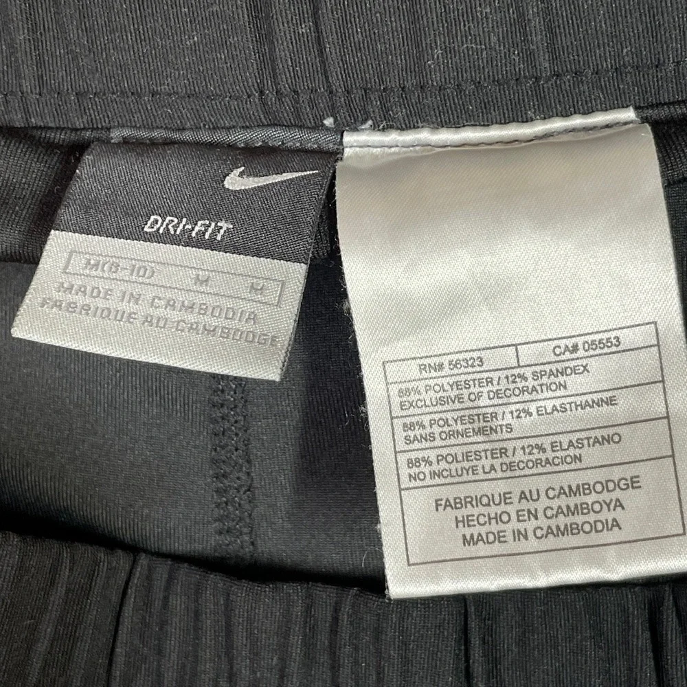 Nike Skort Dri-FIT Womens M 8-10 Black Athleti Tennis Golf Running